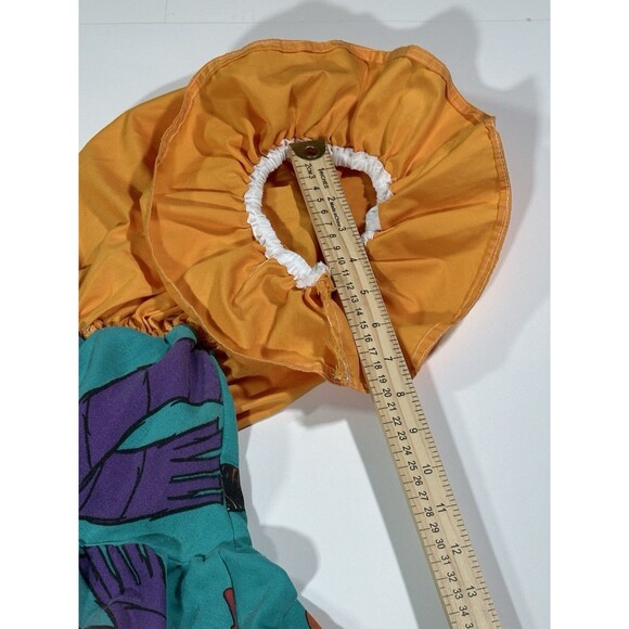 VTG 90s Disney Winnie Pooh Bed Sheets Colorful Dress Puff Sleeve Womens XXL READ - Picture 10 of 16